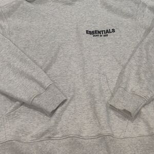Essentials Light Gray Hoodie